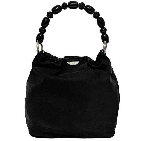 Dior  Maris Pearls Black Parties Nylon Christian Weddings Handbag - Picture 1 of 9